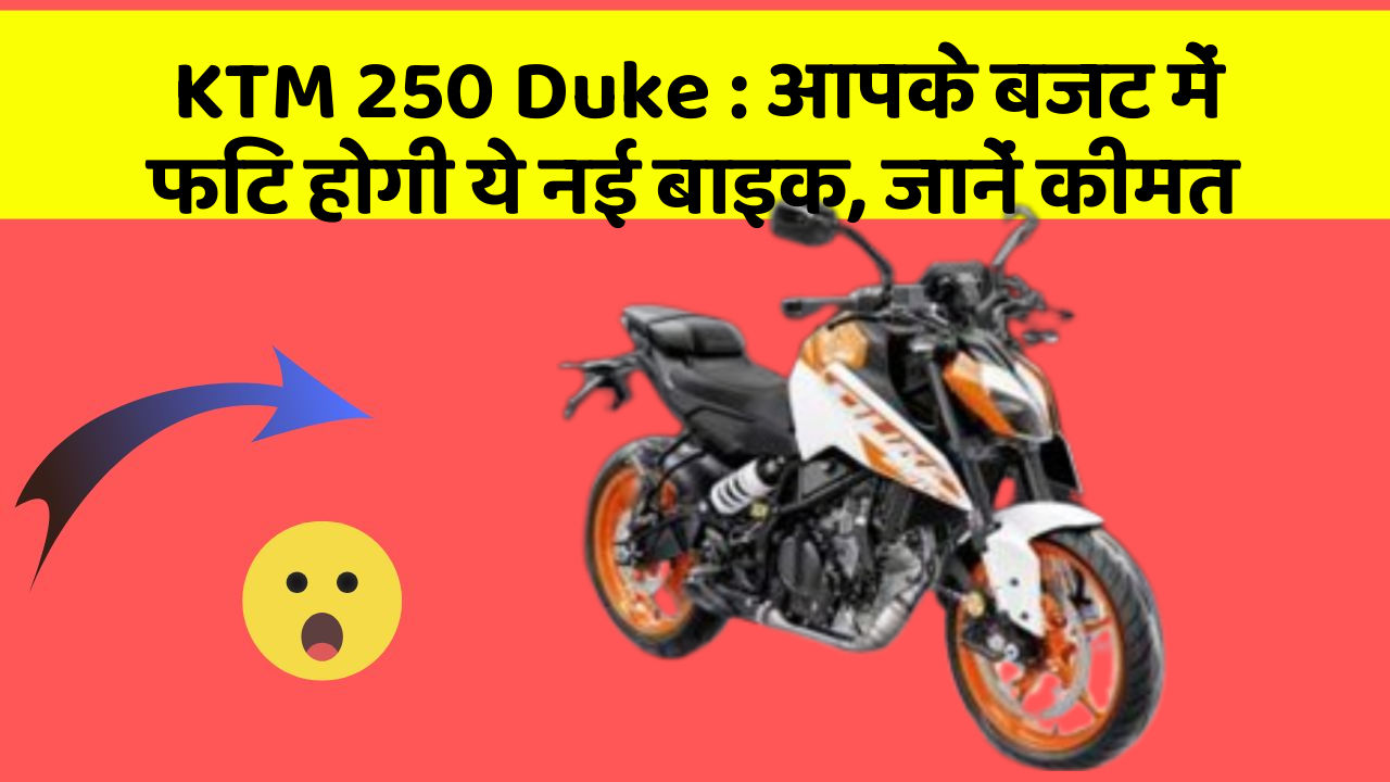 KTM 250 Duke: आपके बजट में फिट होगी ये नई बाइक, जानें कीमत